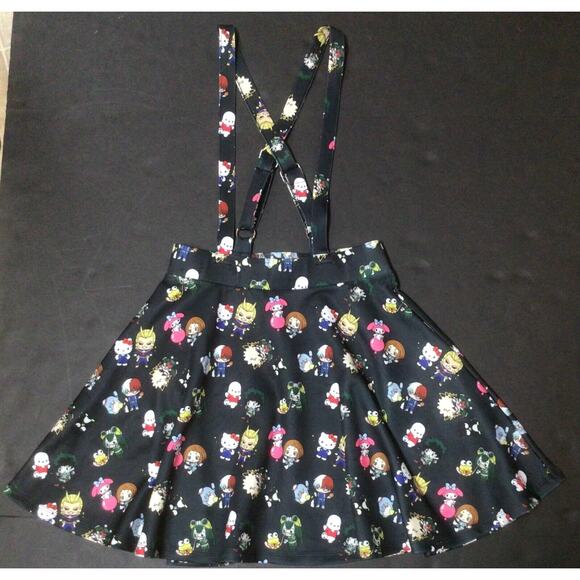 MY HERO ACADEMIA x Hello Kitty and Friends Characters Suspender Skirt Small 938A - Picture 1 of 6
